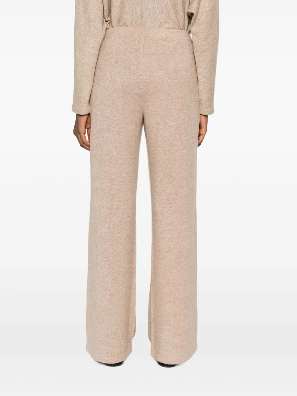 Vince Ribbed Knit Pants In Pink