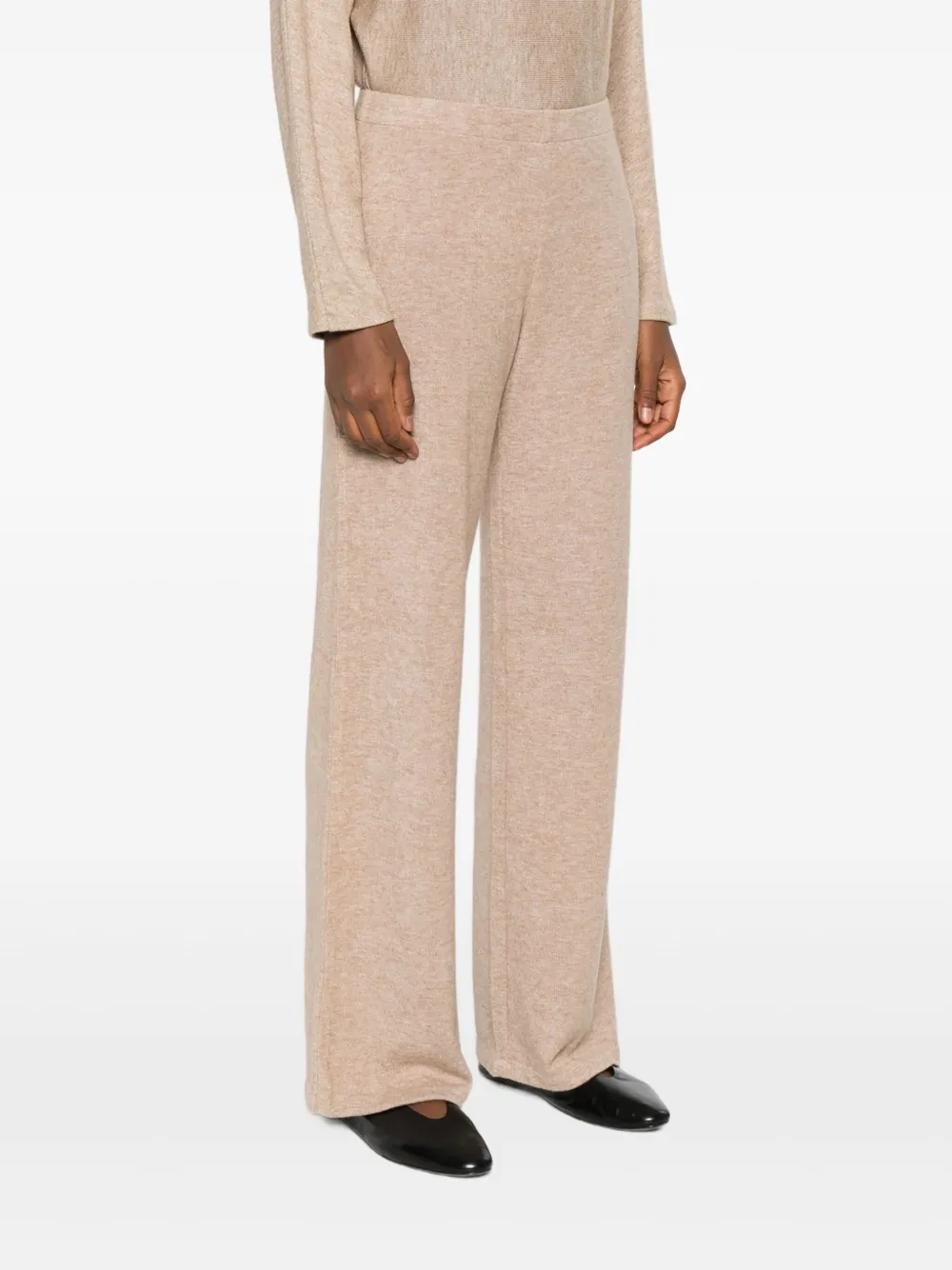 Vince Ribbed Knit Pants In Pink