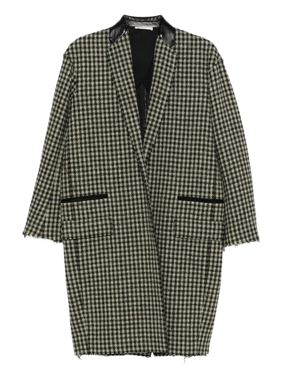 Celine Pre-Owned 2010s wool coat | Green | Image 1