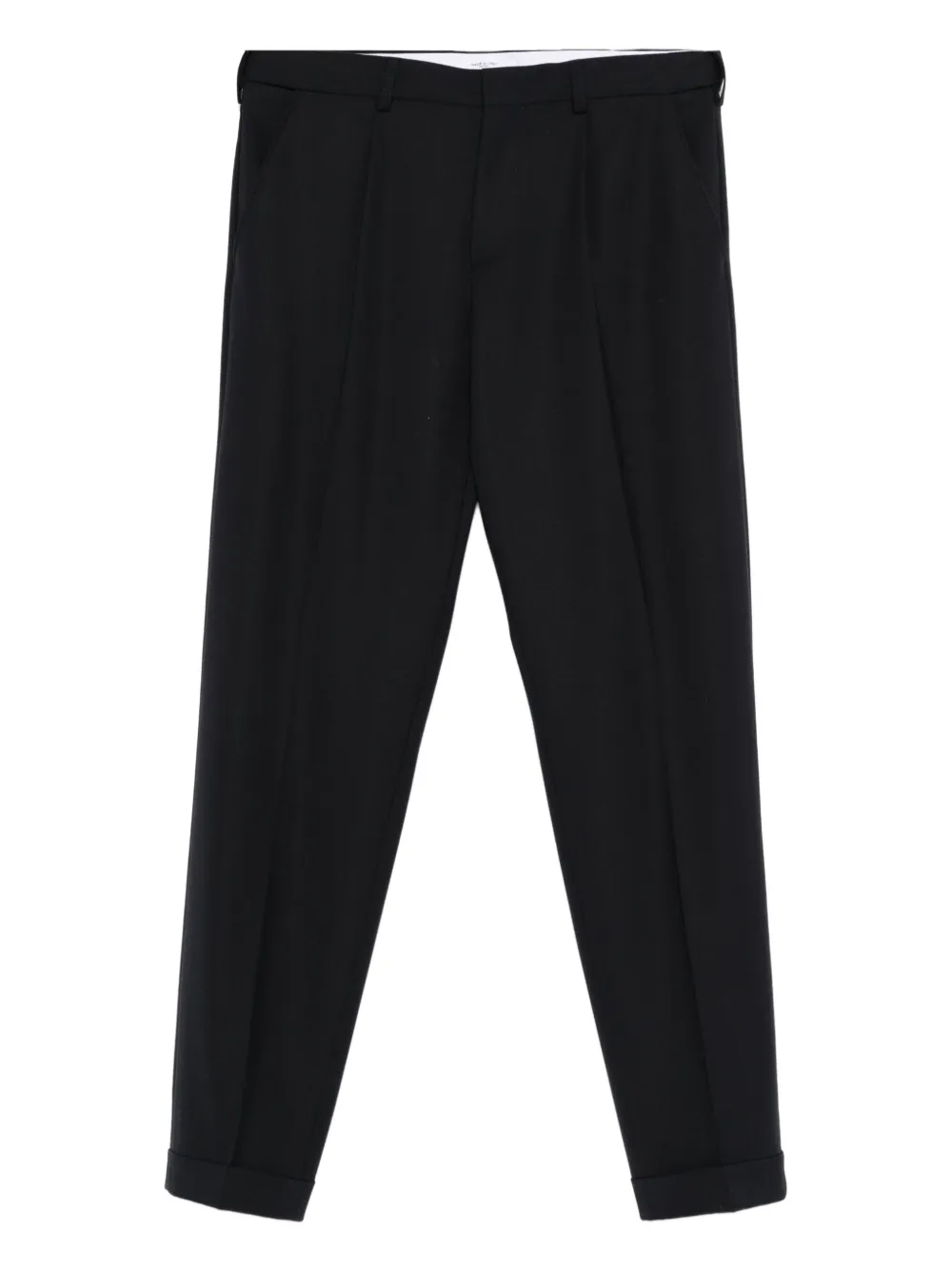 Cellar Door pleated-cuffed trousers | Black | Image 1