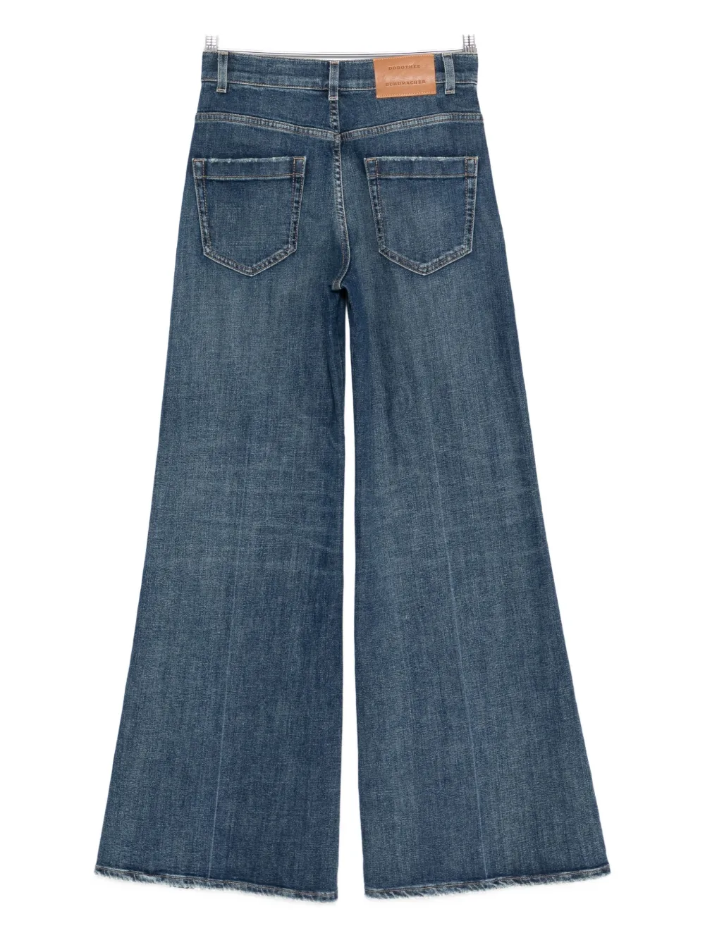 Dorothee Schumacher cotton wide-leg jeans - Blauw