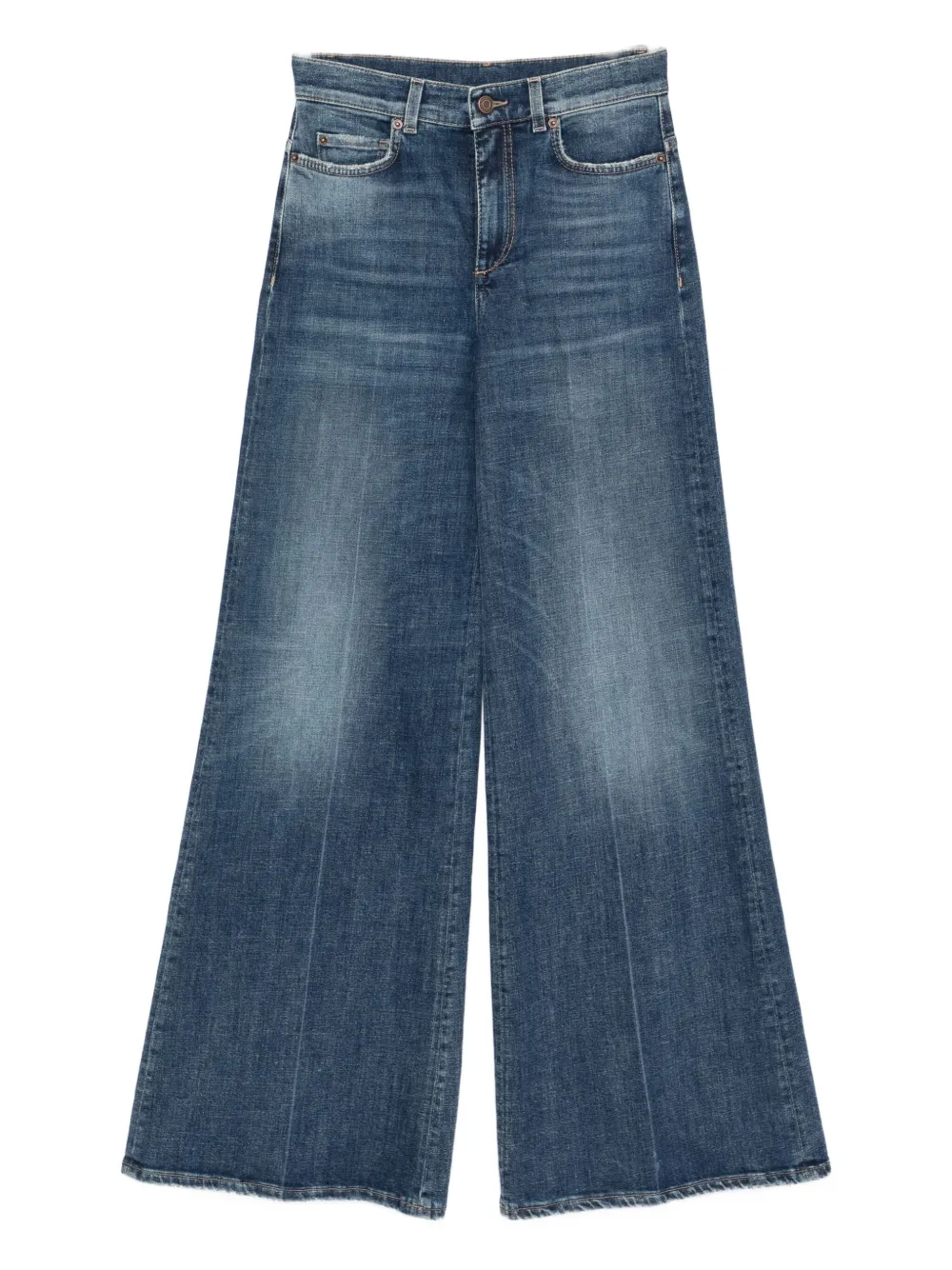 Dorothee Schumacher Cotton Wide-leg Jeans In Blue