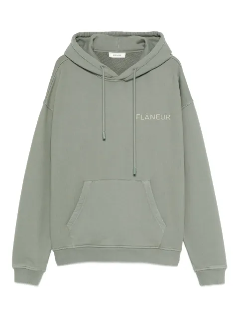 FLÂNEUR hoodie con logo bordado