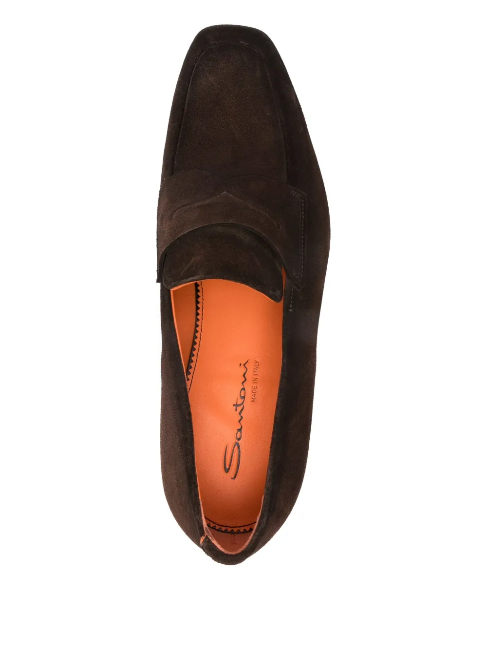 Santoni Suède loafers Bruin