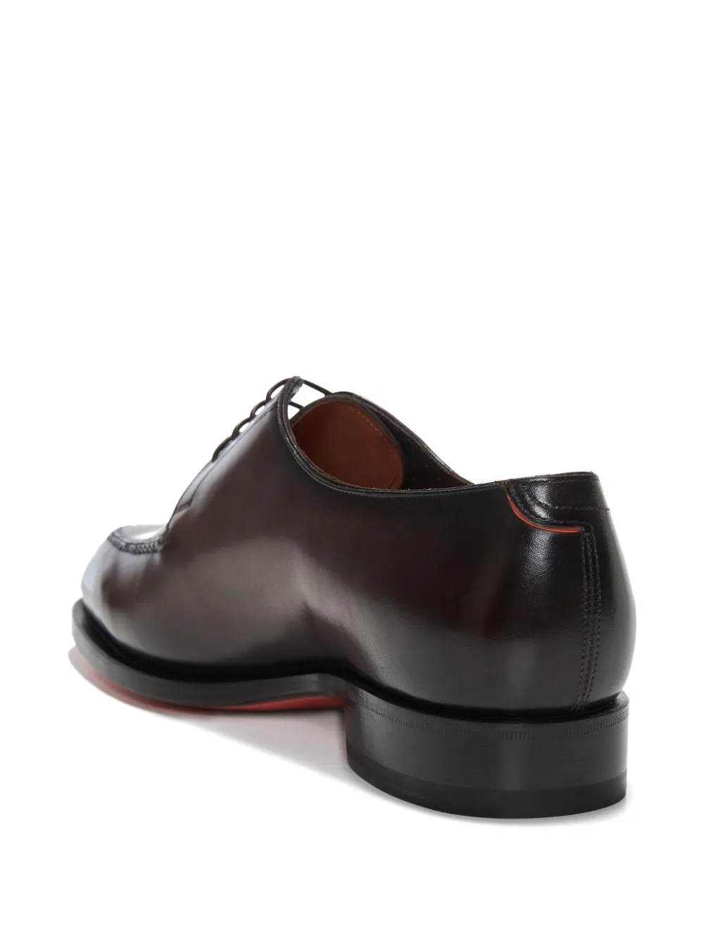Santoni Derby veterschoenen Bruin