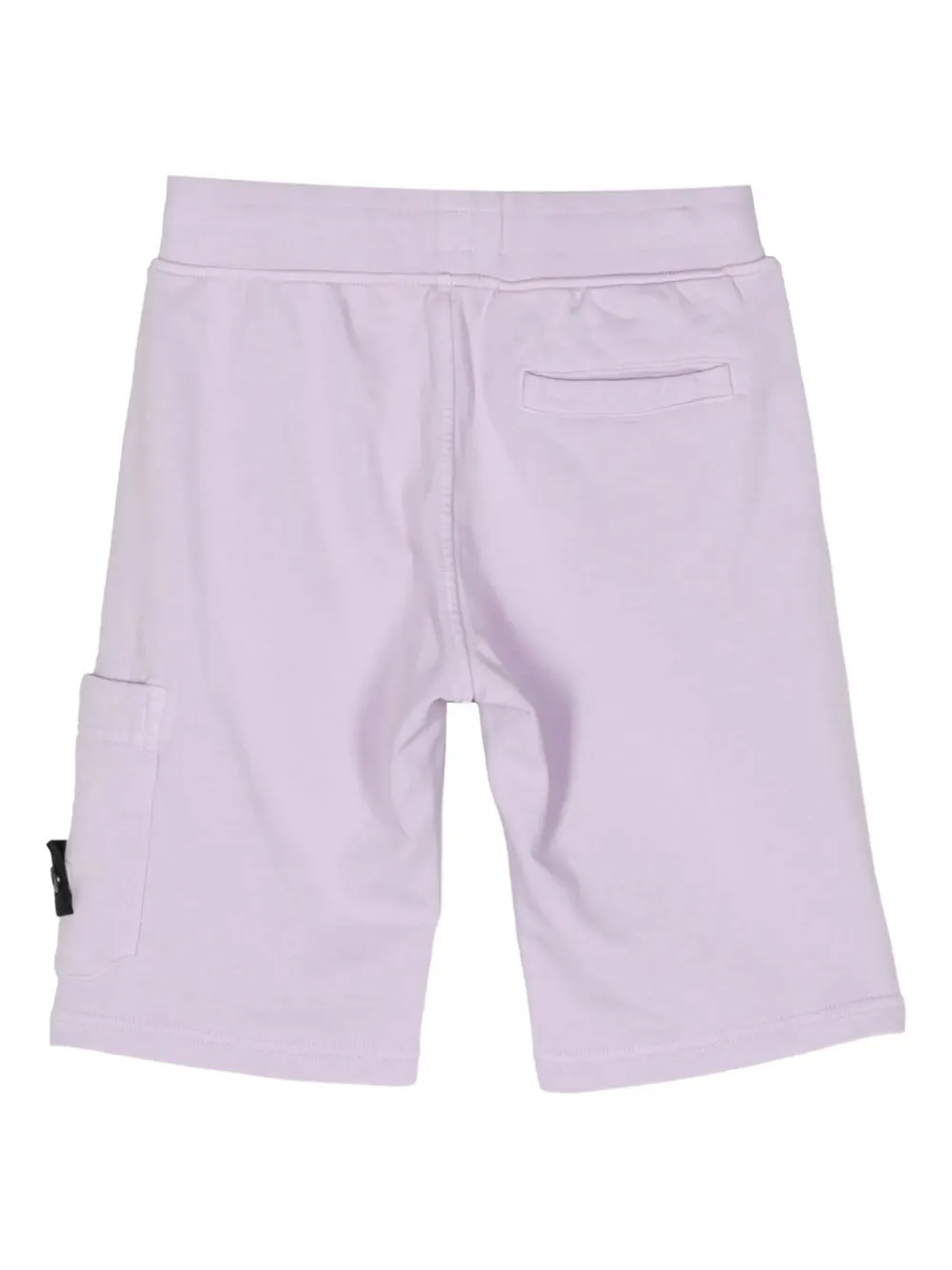 Stone Island Junior patch-pocket cotton shorts | Boys Casual Shorts | Image 2