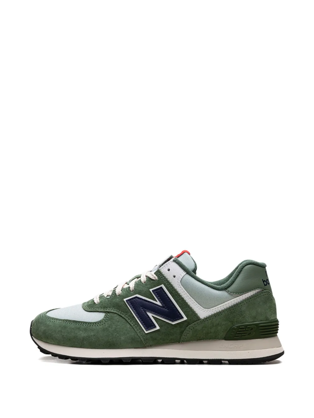 New Balance 574 suede sneakers Green
