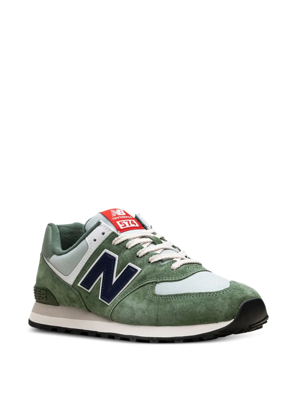 New Balance 574 suede sneakers Green