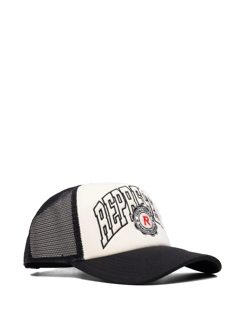  Represent Embroidered Mesh Cap Hat - White 