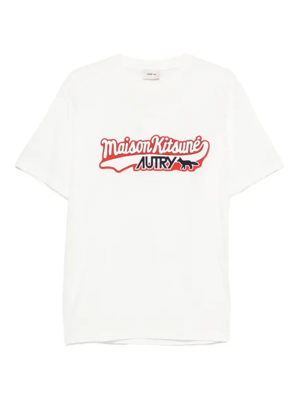 AUTRY LOGOTシャツ ホワイト Autry graphic-print t-shirt | White | FARFETCH