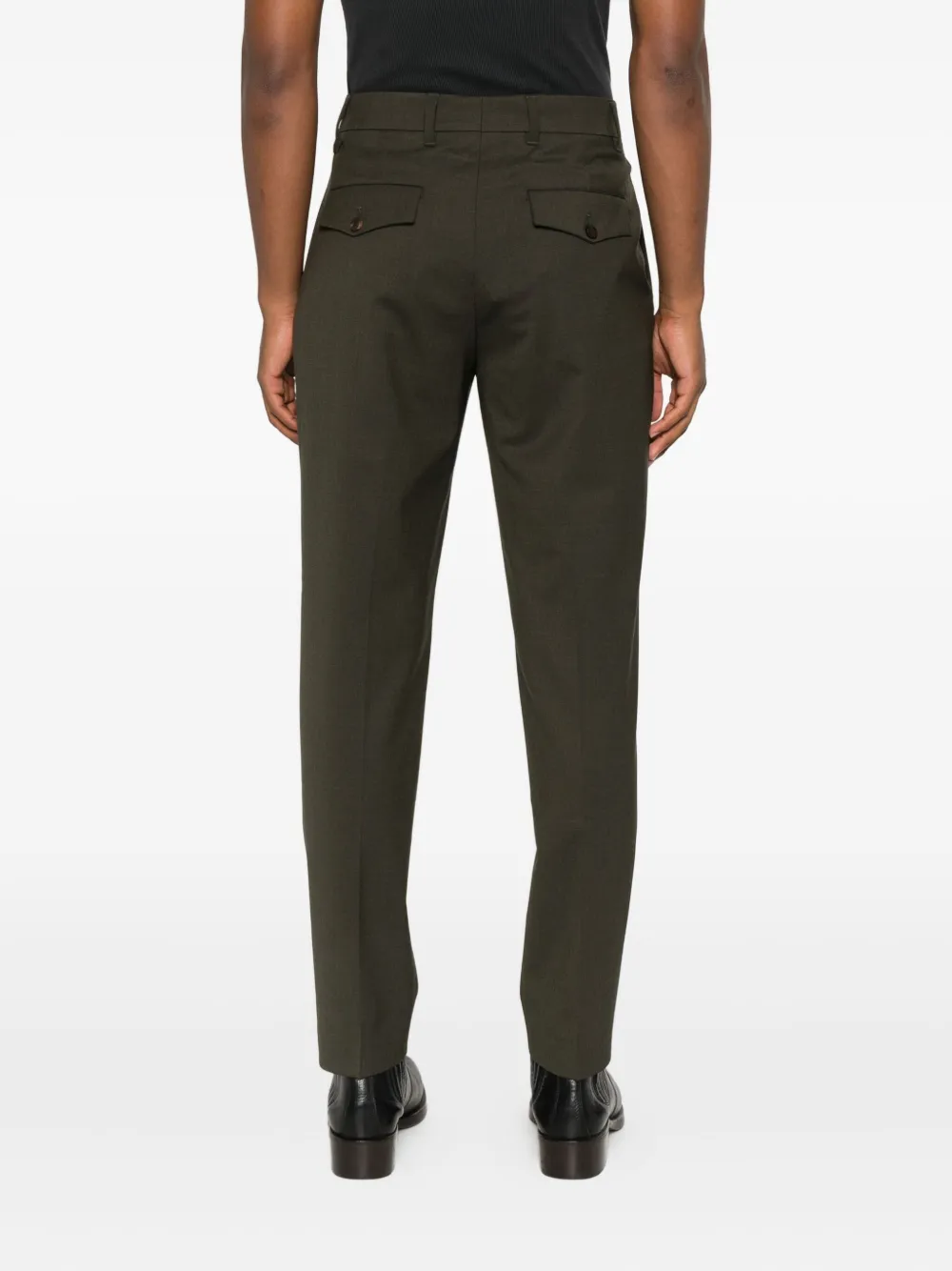 Jacquemus Pleated-front Trousers In Brown
