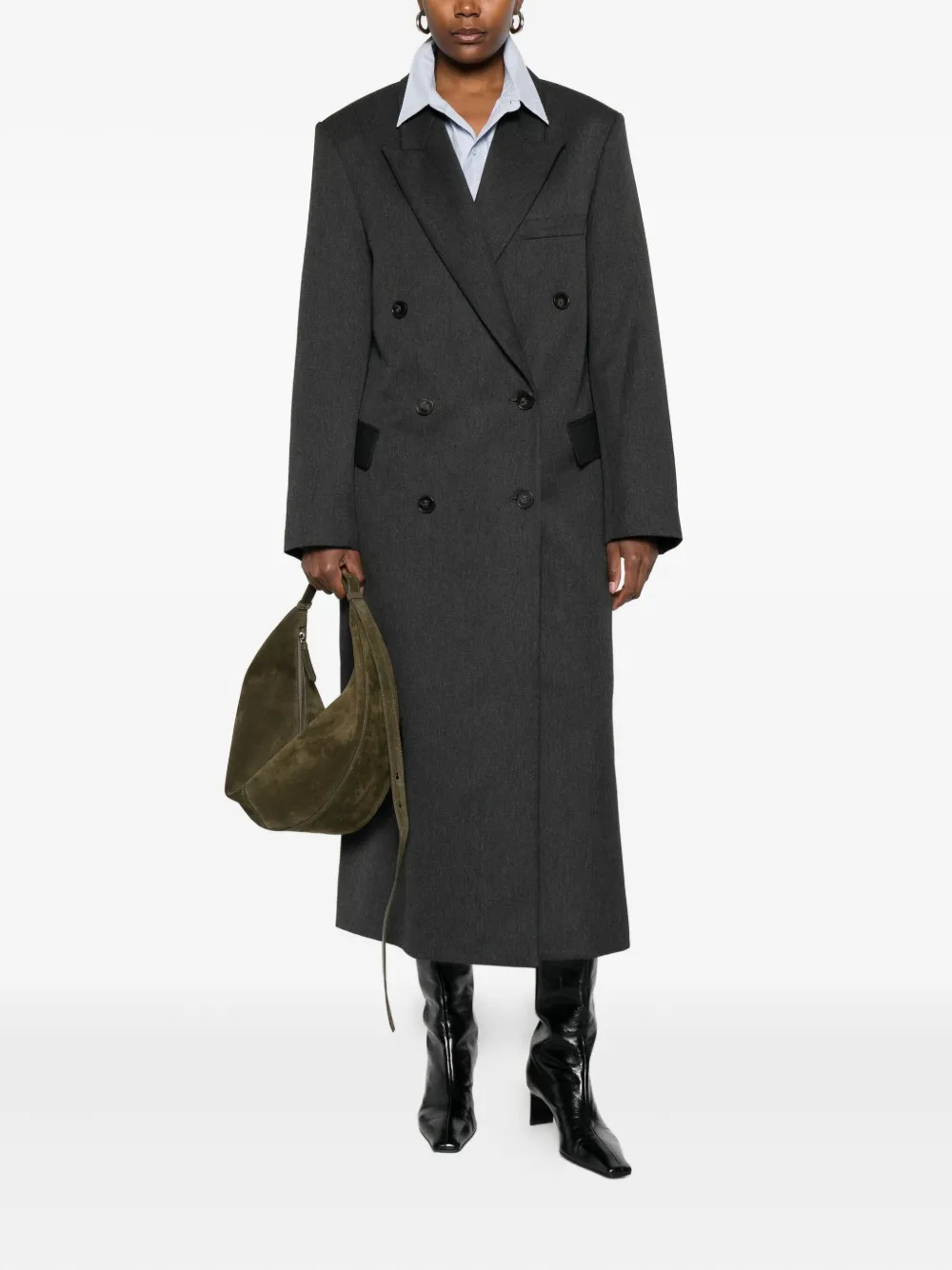 The Frankie Shop double-breasted coat | Double Breasted & Peacoats | Image 2