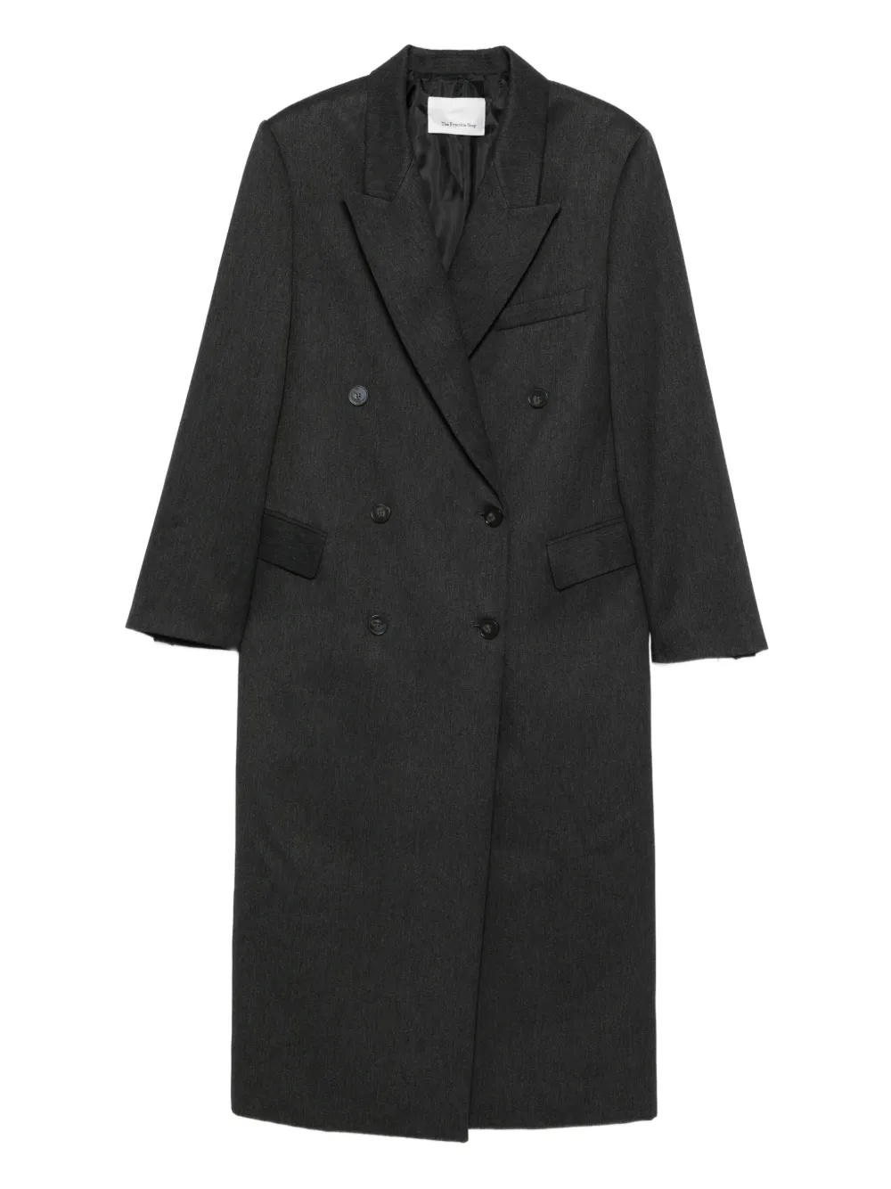 The Frankie Shop double-breasted coat | Grey | Image 1