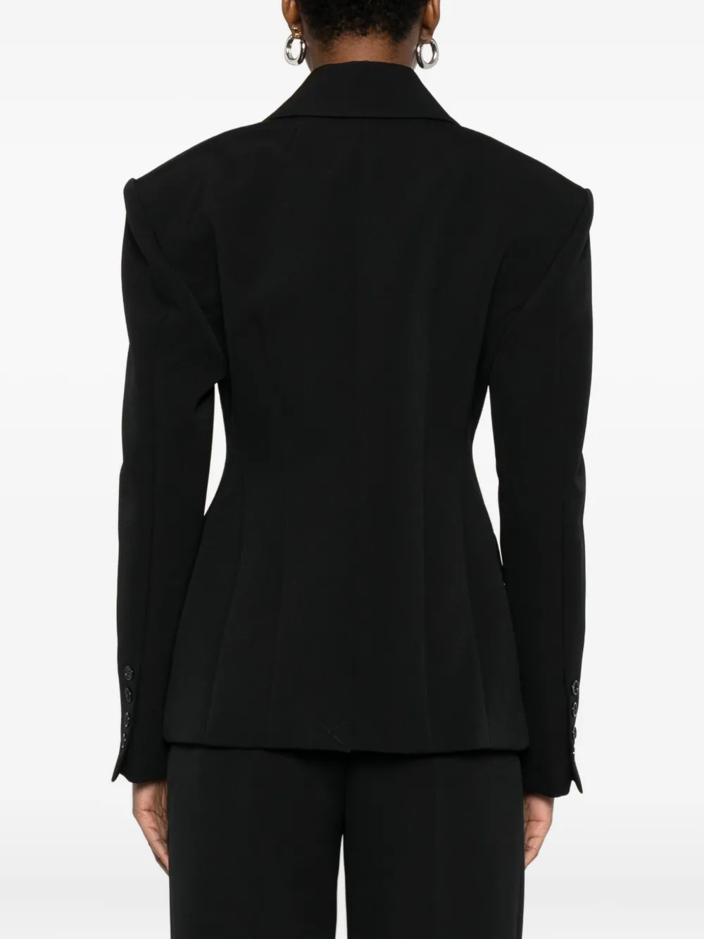 The Frankie Shop Blazer met dubbele rij knopen Zwart