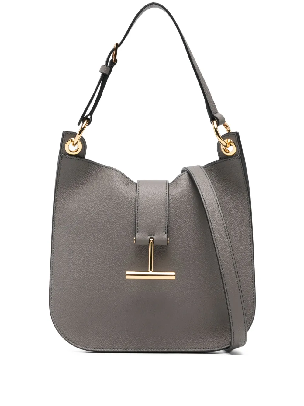TOM FORD Tara レザー ショルダーバッグ S - グレー TOM FORD Tara レザー ショルダーバッグ S - グレー