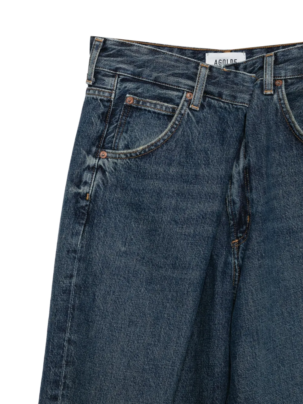 AGOLDE Katoenen jeans Blauw