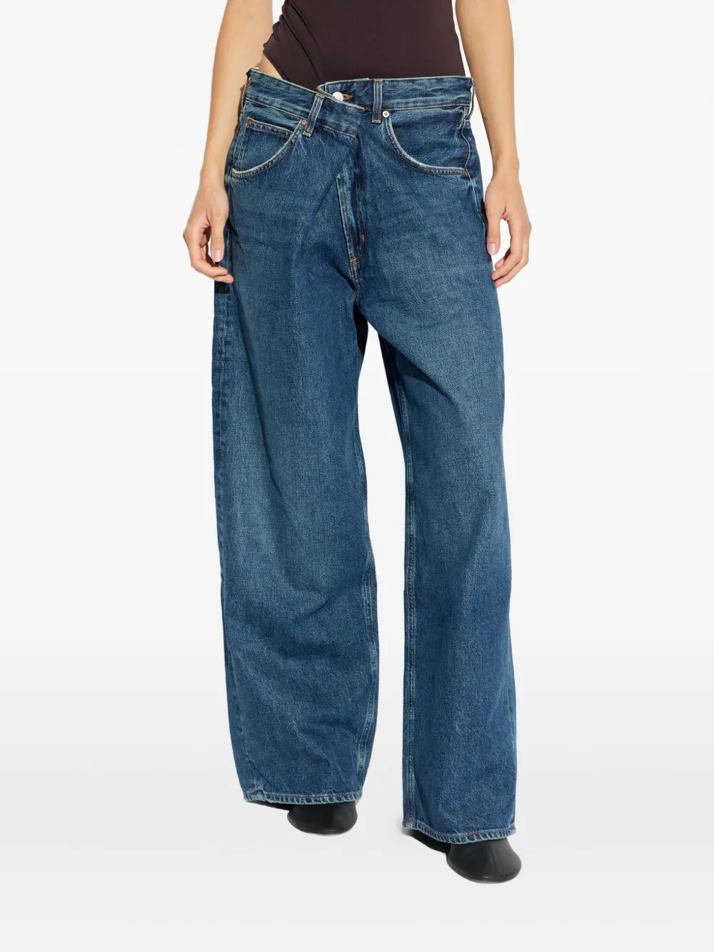AGOLDE Katoenen jeans Blauw