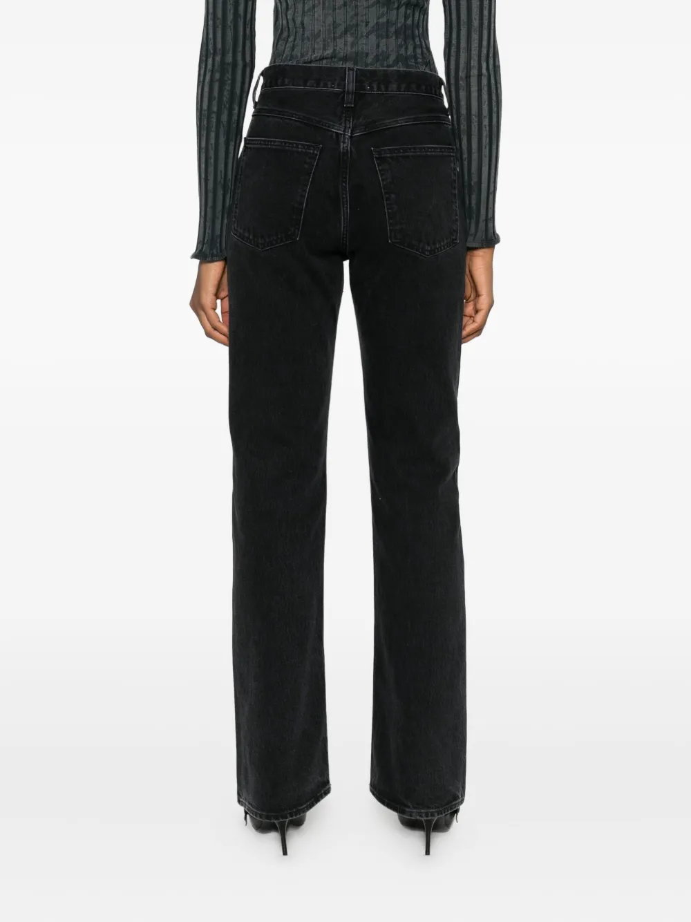 AGOLDE Jeans met vijf zakken Zwart