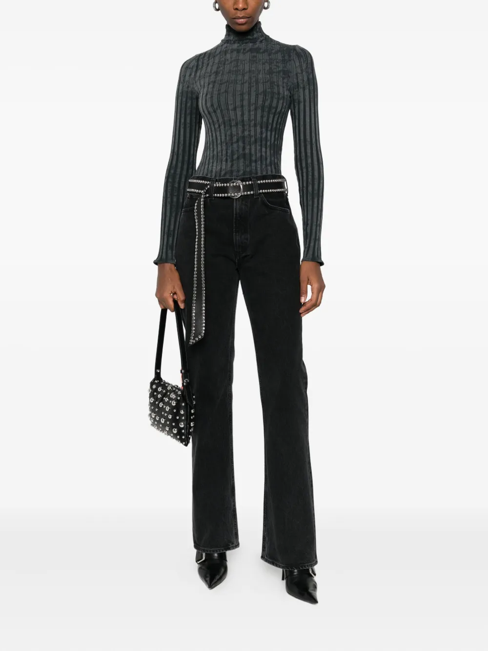 AGOLDE five-pocket jeans - Zwart