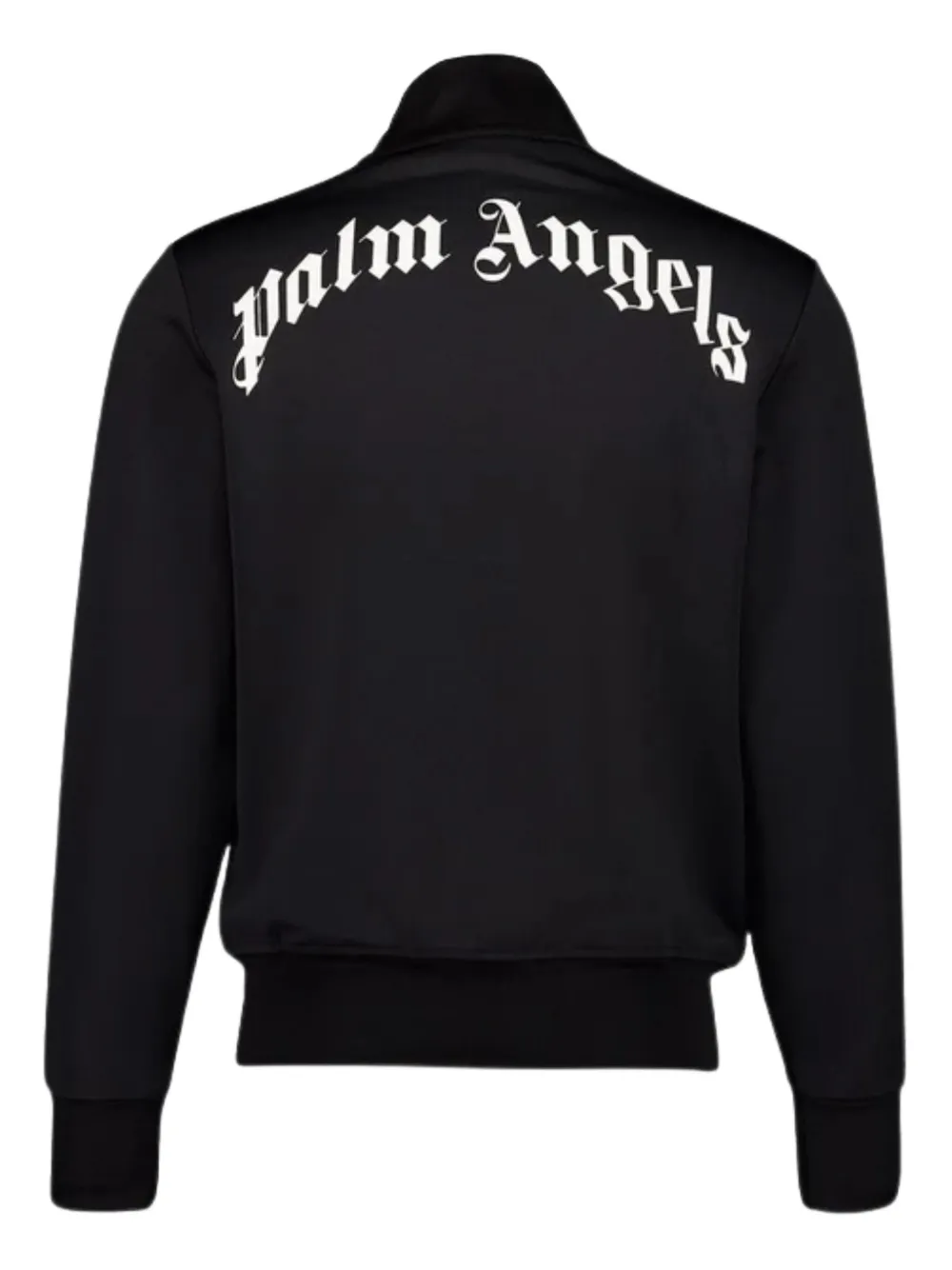 Palm Angels curved-logo track top - Zwart