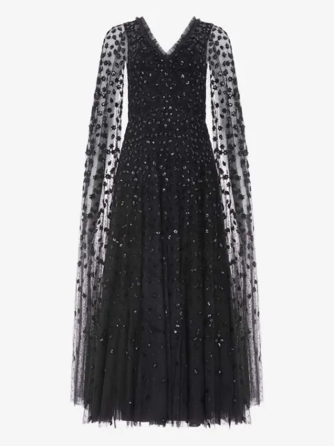 Needle & Thread embroidered-flowers maxi dress