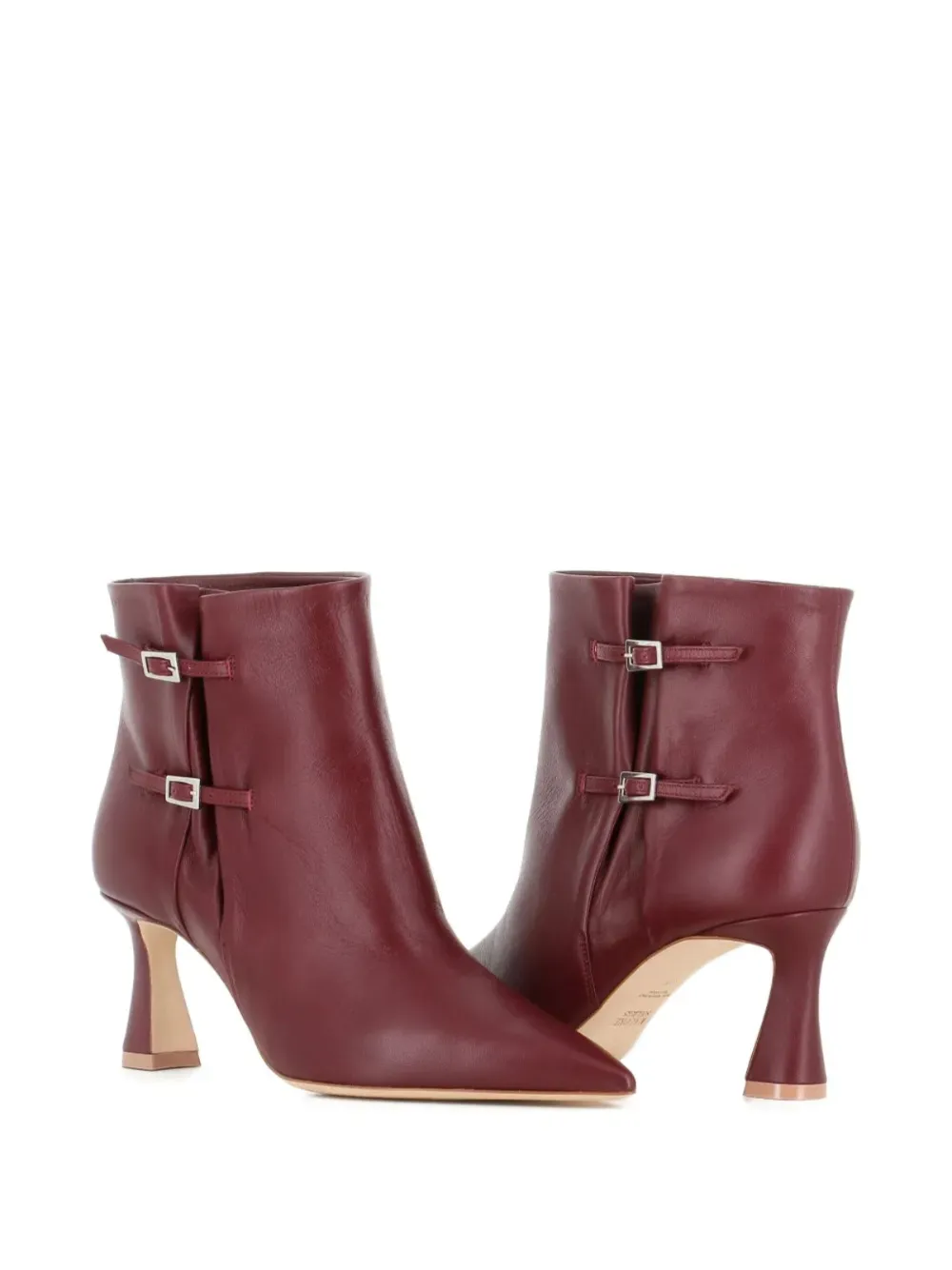 Malone Souliers 70 mm leren laarzen Rood