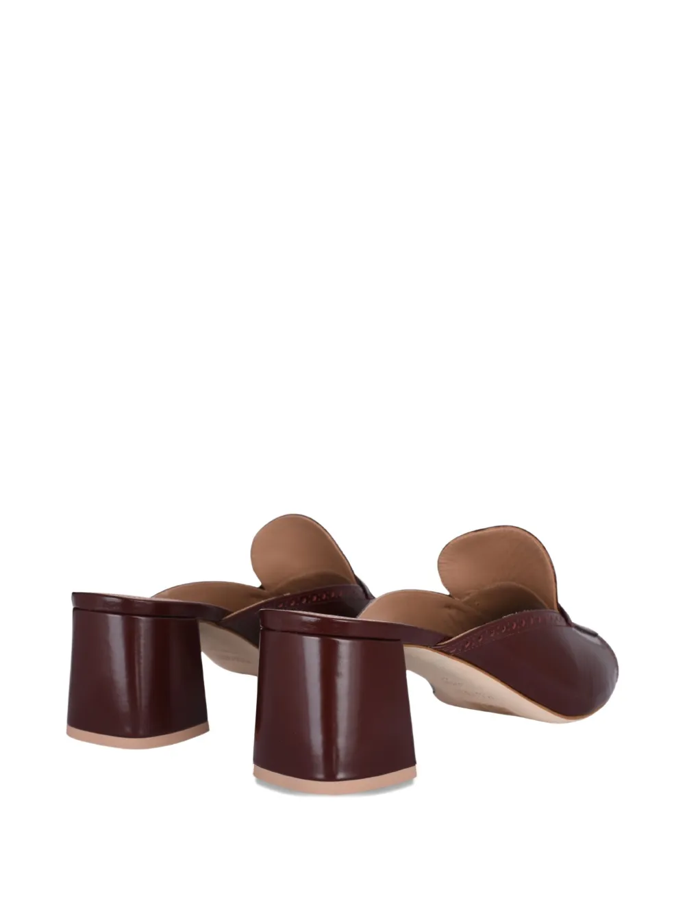 Malone Souliers Bellamy Square Toe Sandal In Burgundy