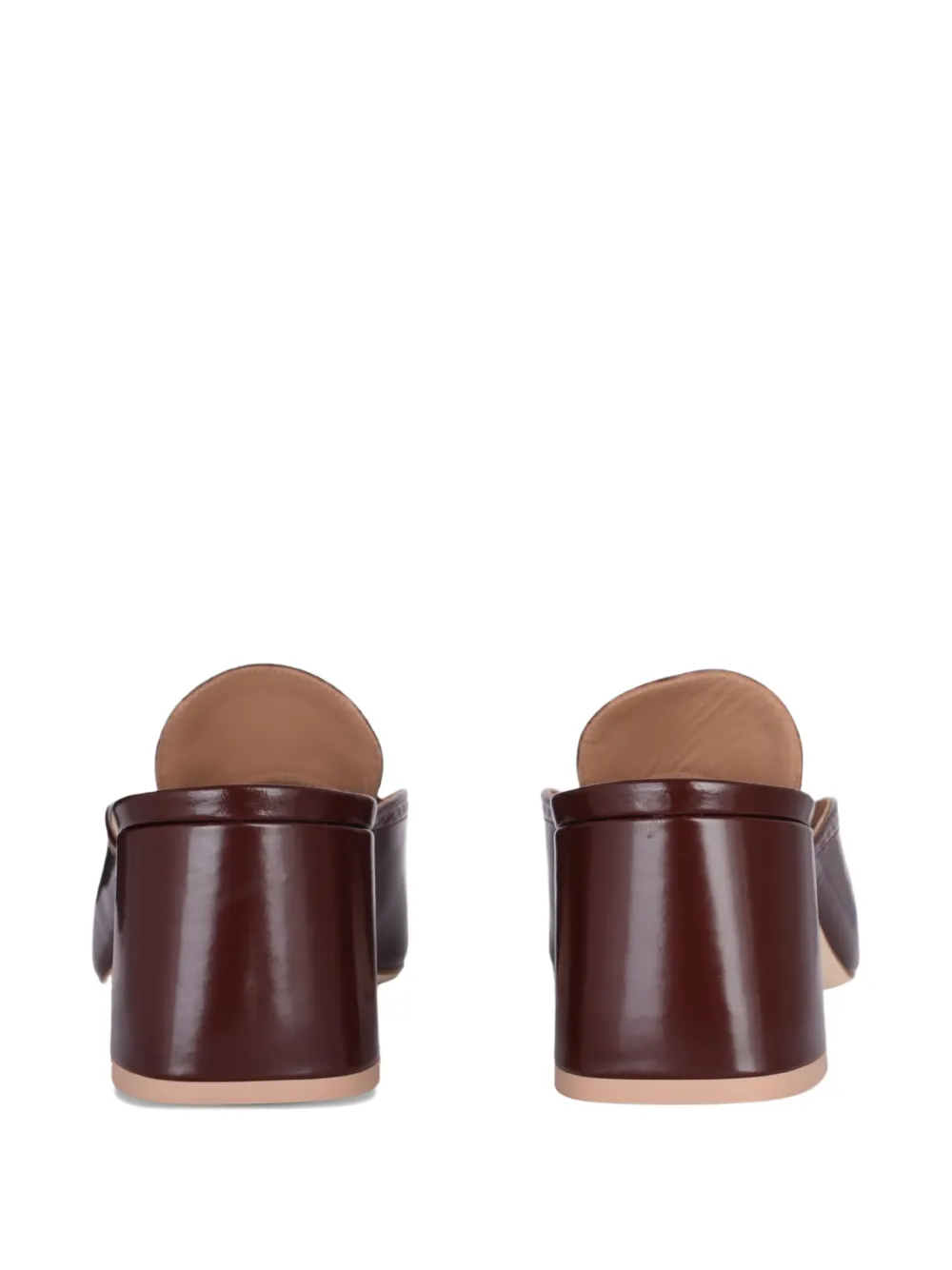 Malone Souliers Bellamy Square Toe Sandal In Burgundy