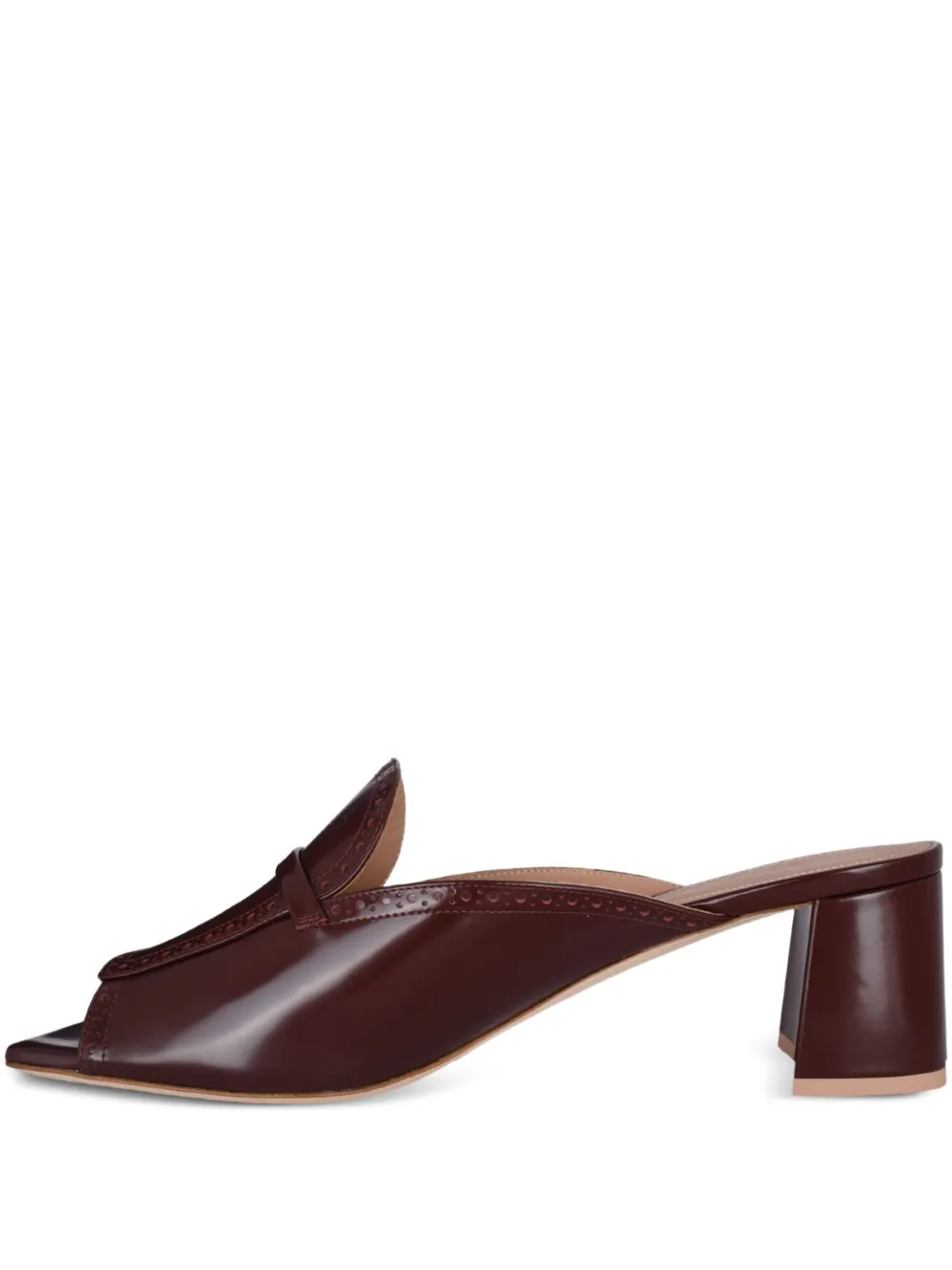 Malone Souliers Bellamy sandalen met vierkante neus Bruin