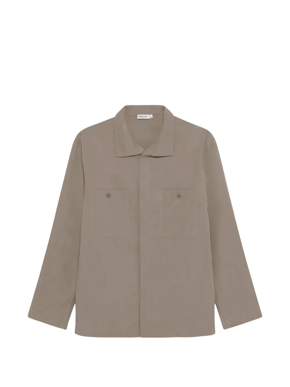 Simkhai Sean patch-pocket shirt jacket - Toni neutri