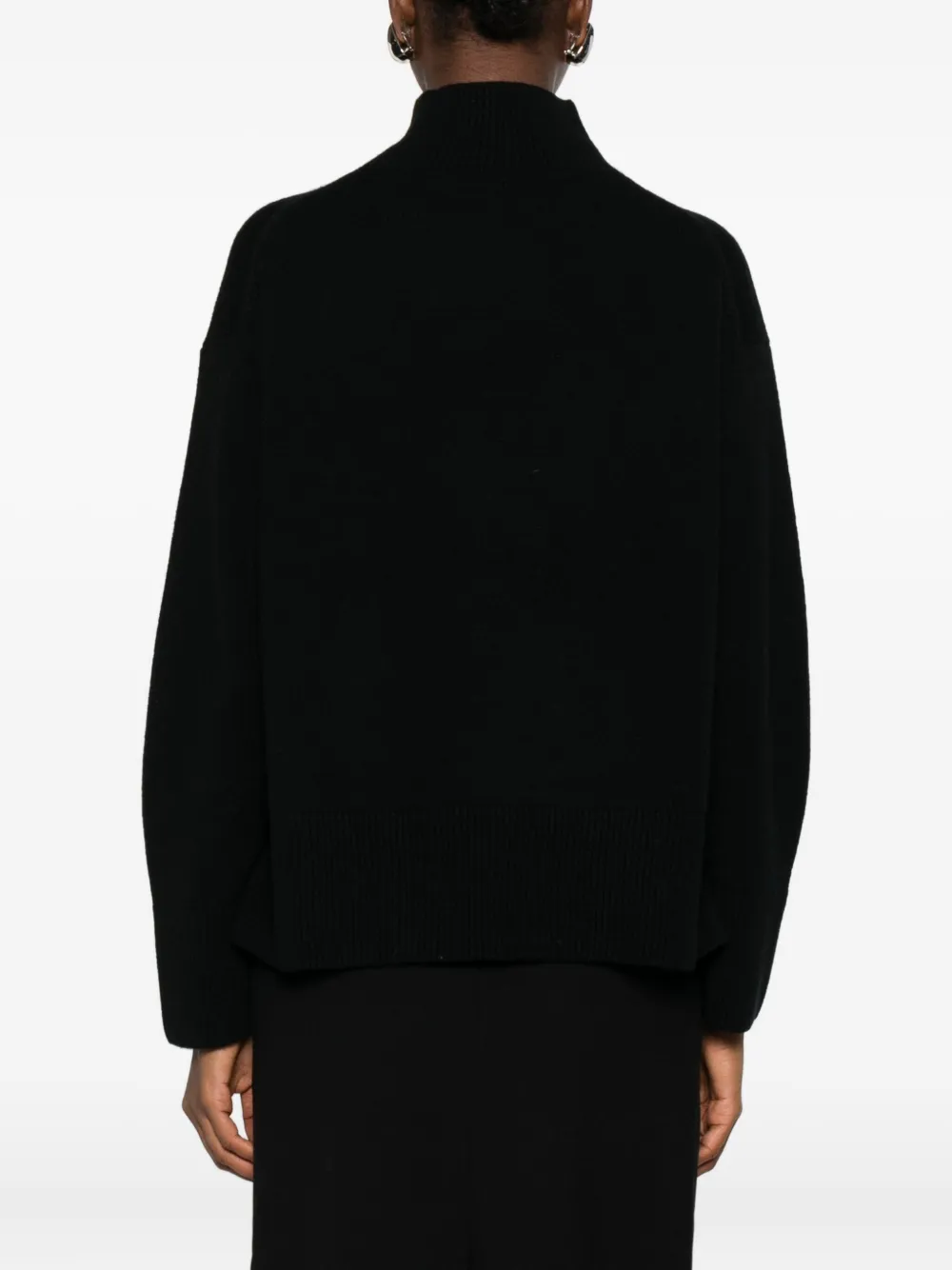 Vince Turtleneck Sweater In Black