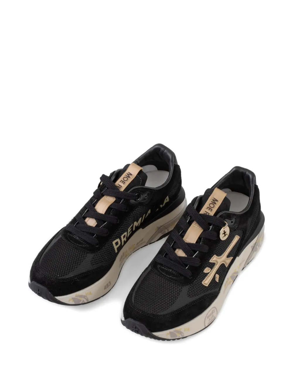 Premiata Sneakers met logobedel Zwart