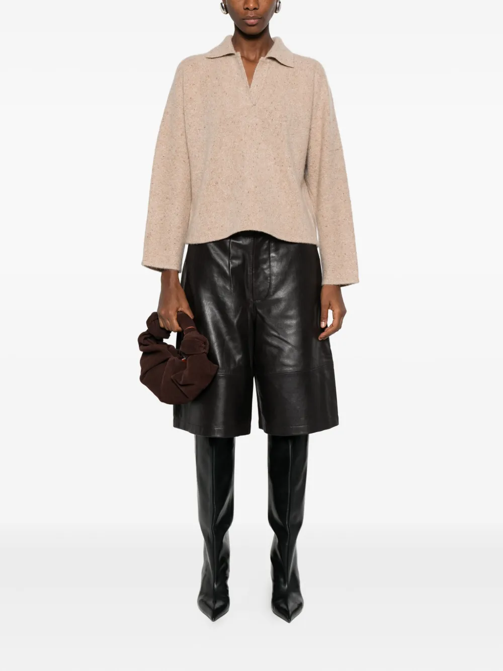 Vince polo-neck sweater | Knitted Sweaters | Image 2