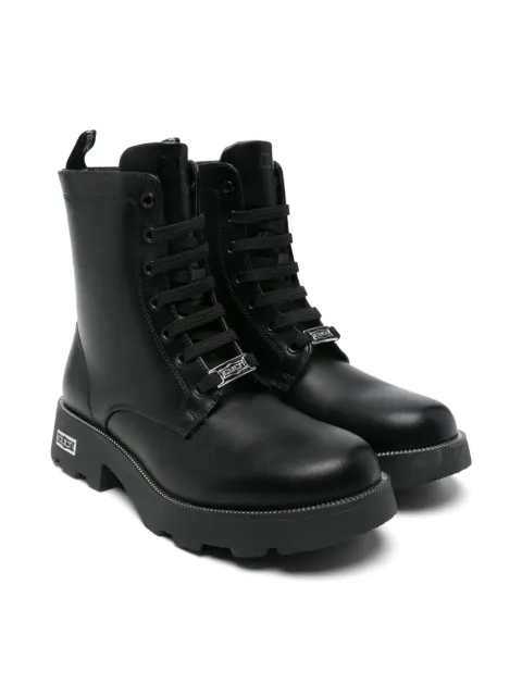 Cult lace-up leather boots