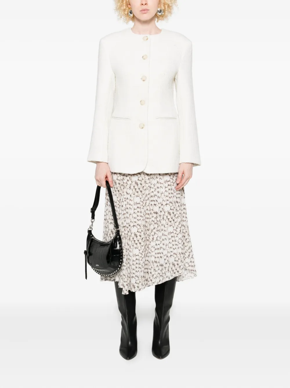 MALINA buttoned tweed jacket | Tweed Jackets | Image 2