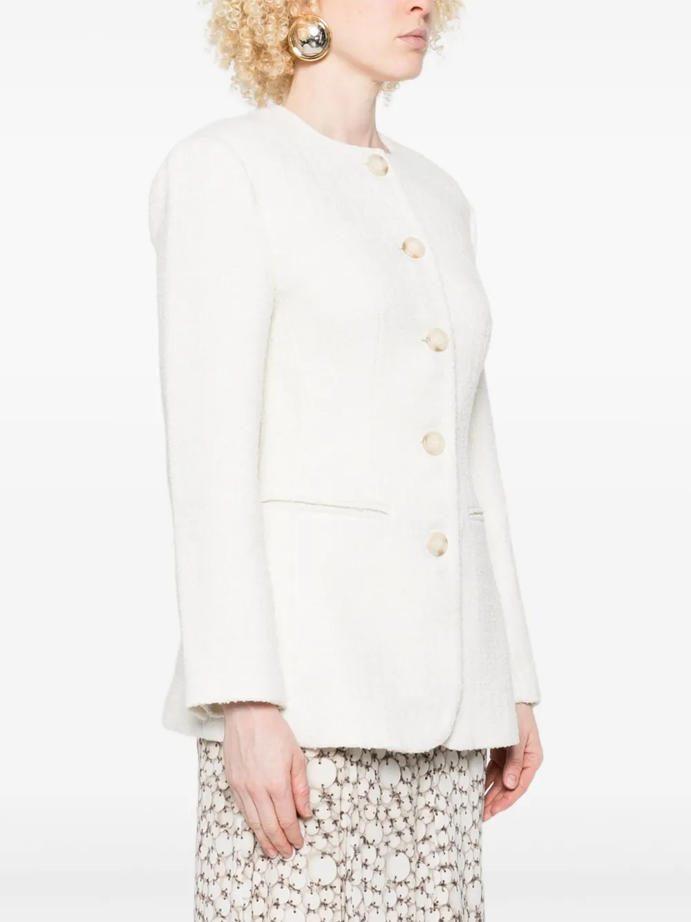 MALINA Tweed jack Wit