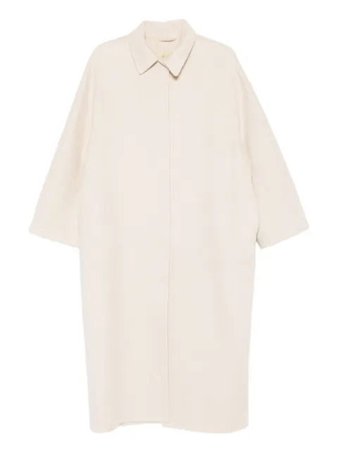 Curiel half-sleeve collared coat