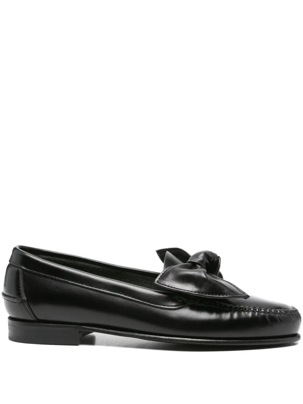 Hereu Corbati bow-detail loafers Black