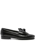 Hereu Corbati bow-detail loafers - Black
