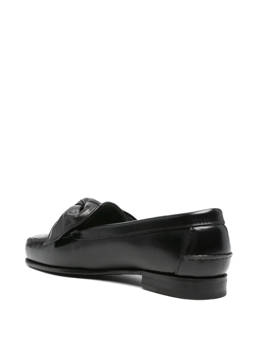 Hereu Corbati bow-detail loafers Black