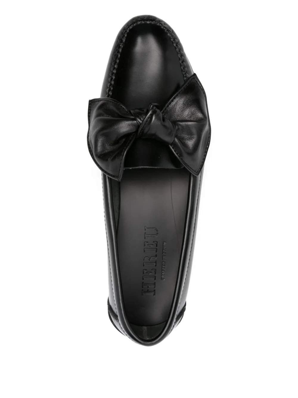 Hereu Corbati bow-detail loafers Black