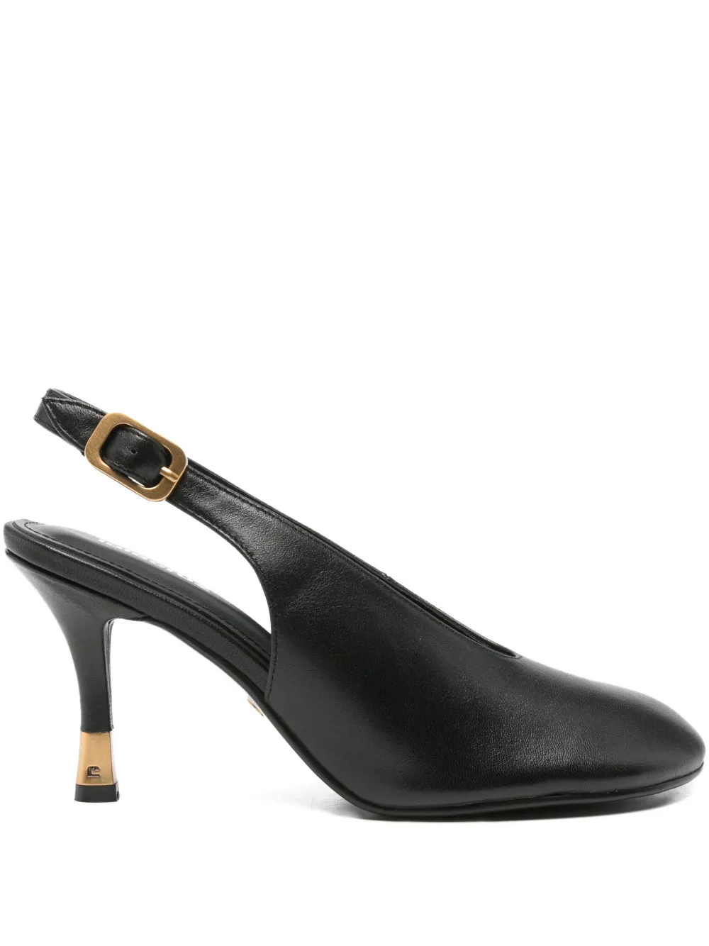 Lola Cruz slingback leather pumps Black