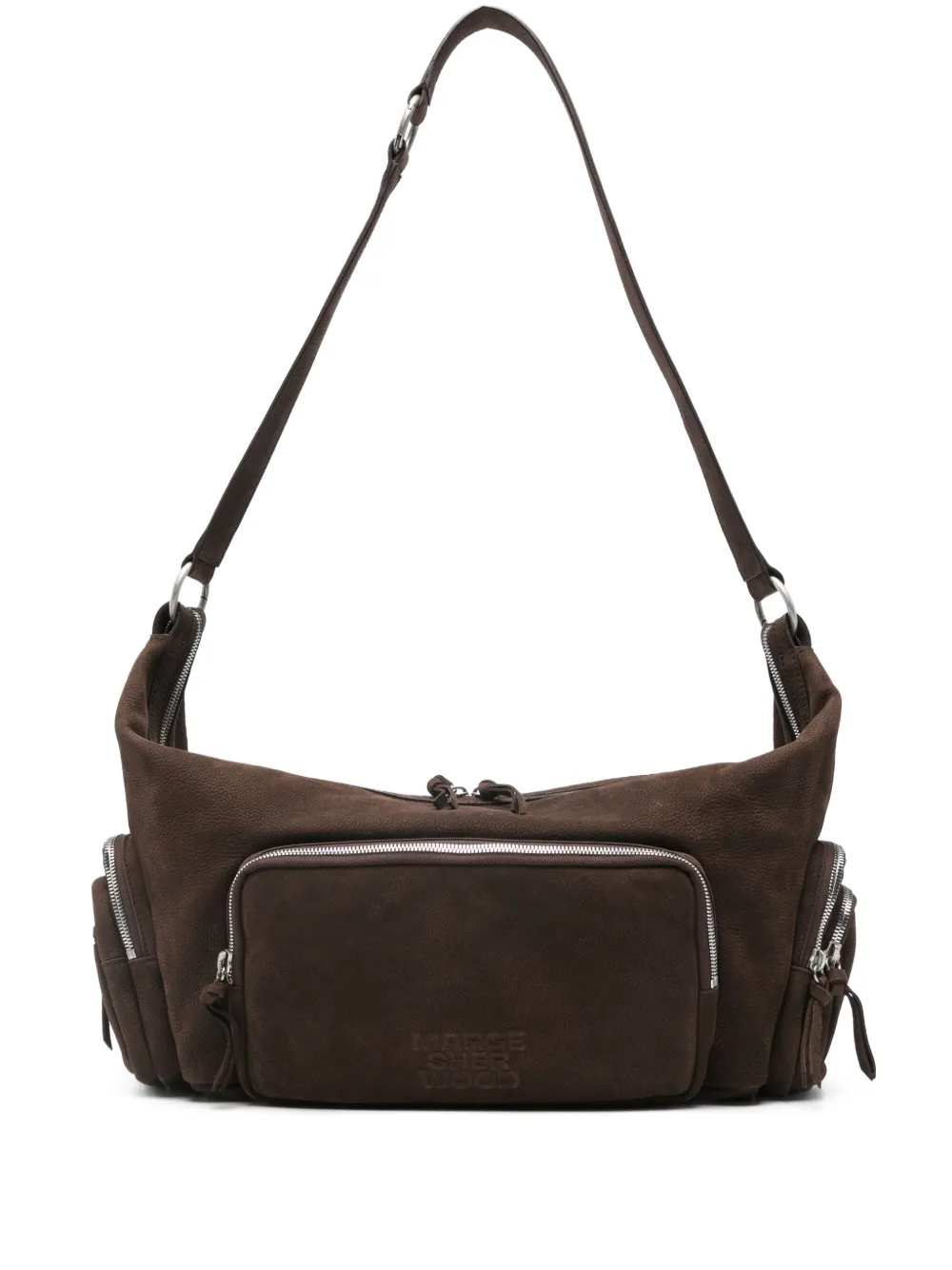 Marge Sherwood zip-pocket shoulder bag | Brown | Image 1