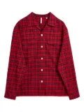 Sunflower check-pattern shirt - Red