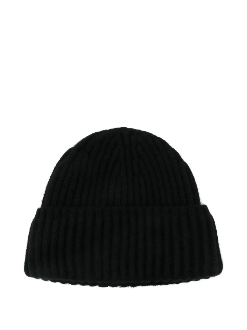 kujten Bruges ribbed-knit cashmere beanie | Black | Image 1
