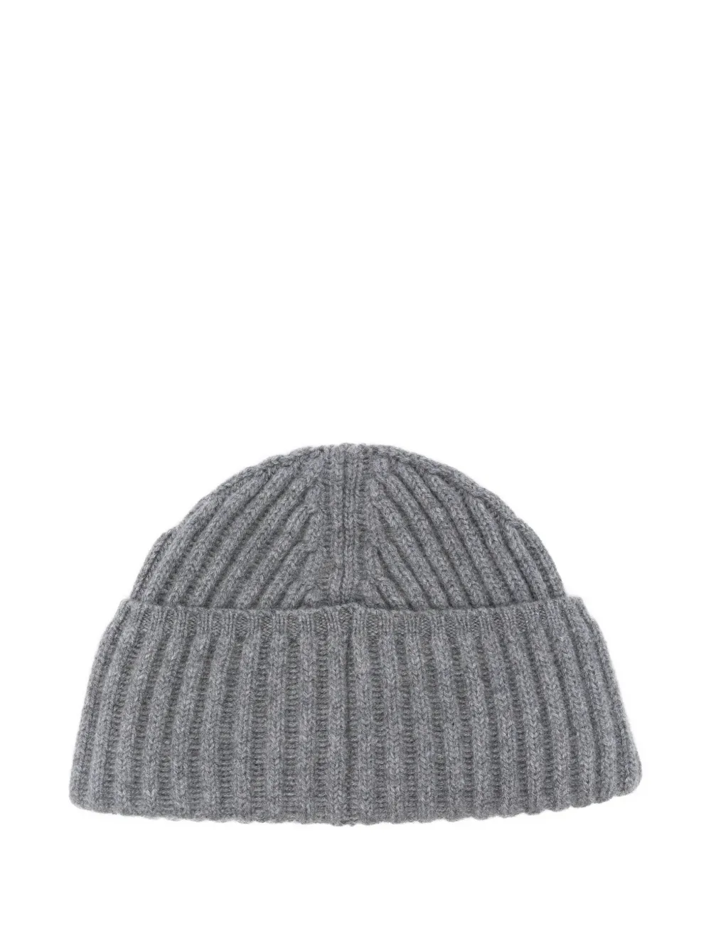 kujten Bruges ribbed-knit cashmere beanie | Grey | Image 1