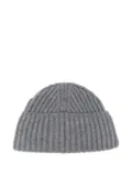 kujten Bruges ribbed-knit cashmere beanie - Grey