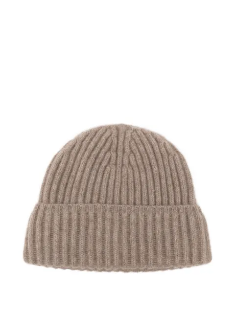 kujten ribbed-knit cashmere beanie