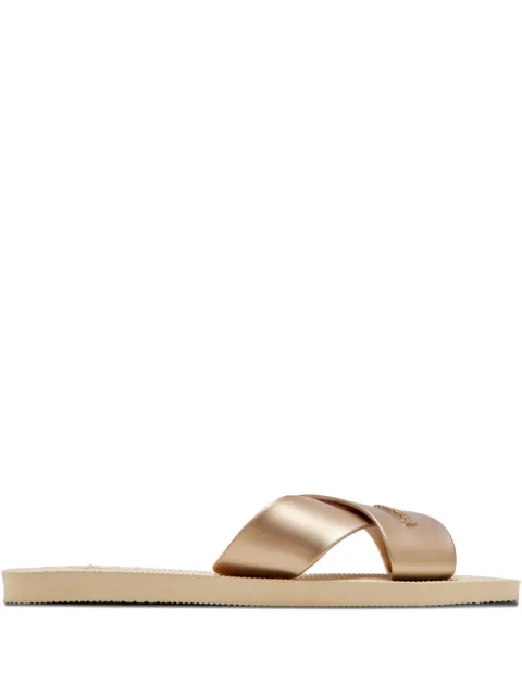 Havaianas flip flops Aqua Metallic
