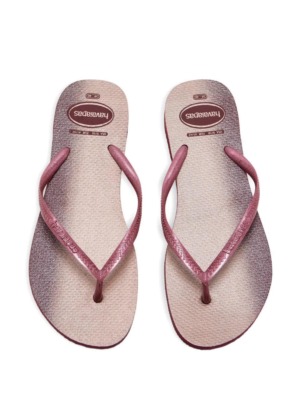 Havaianas Slim Gloss Flip-flops In Pink